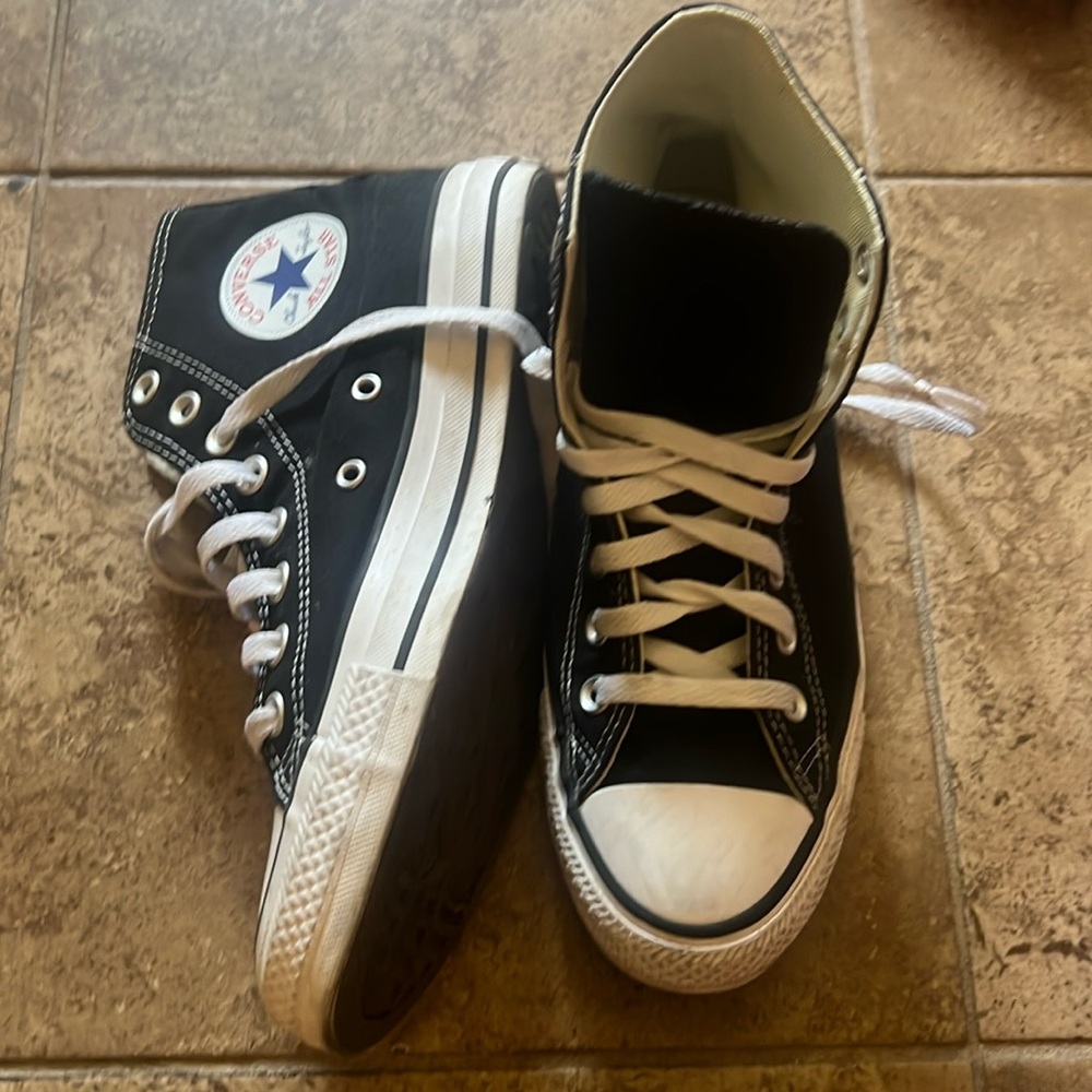Converse black sneakers
